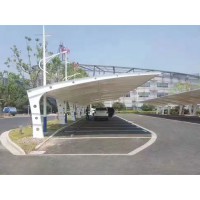 停車(chē)棚膜結(jié)構(gòu)景觀 電話13968219391