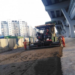 機(jī)場路南延水泥穩(wěn)定層施工
